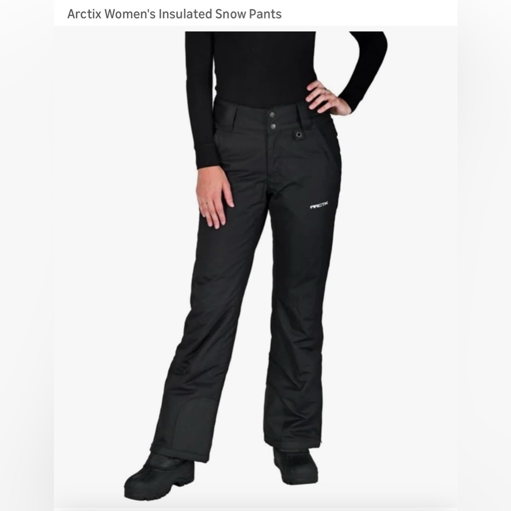 Arctix Women's Black Insulated Snow Pants